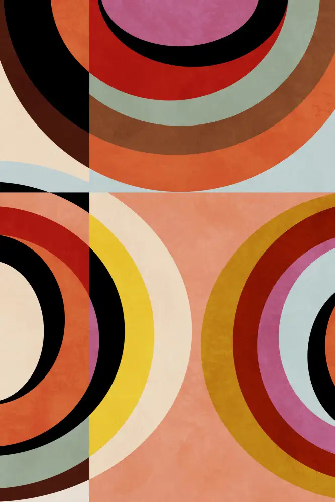 Bre, Rut Ana: Colores cálidos Geometría Bauhaus3
