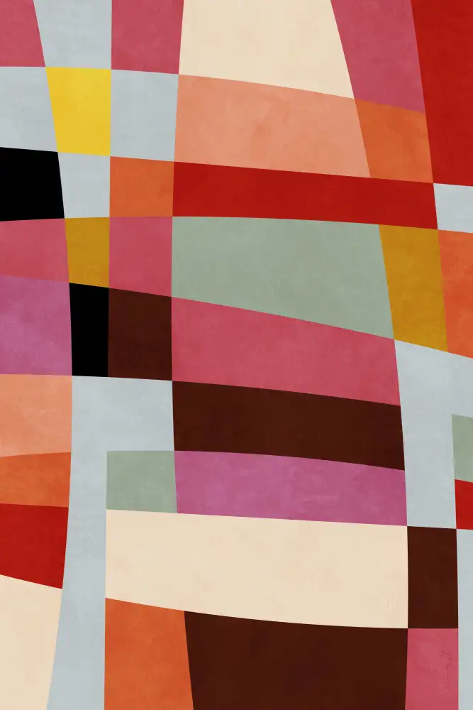 Bre, Rut Ana: Colores cálidos Geometría Bauhaus4