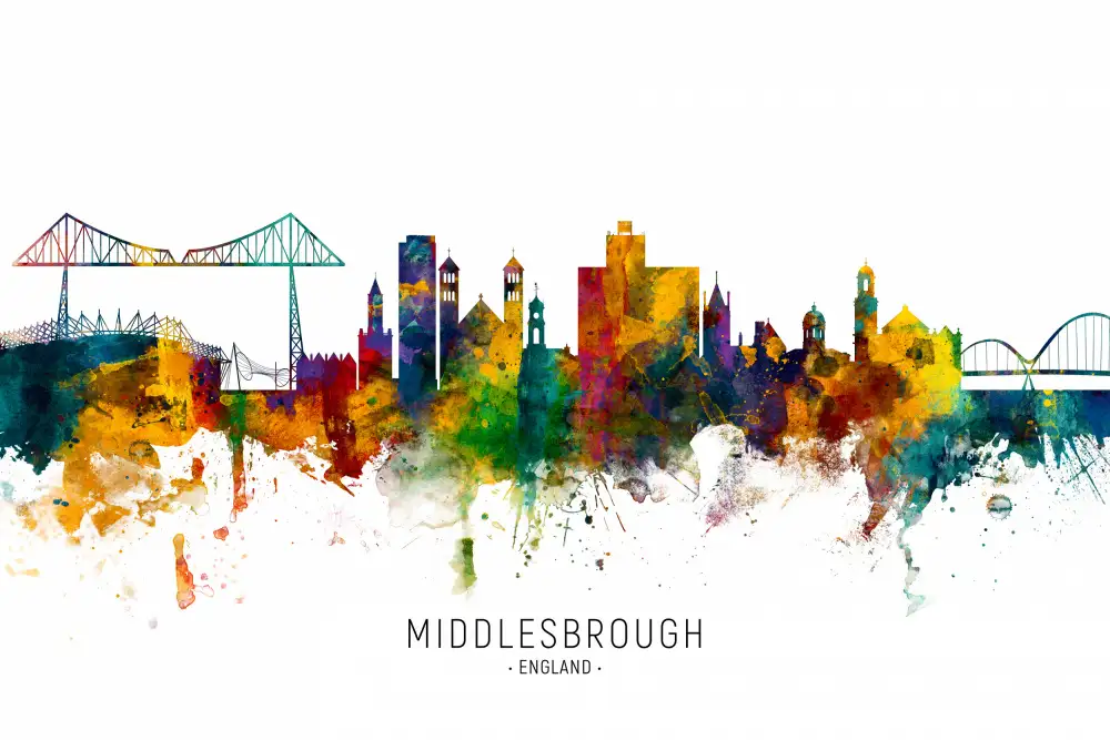 Tompsett, Michael: Skyline von Middlesbrough