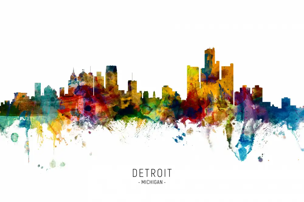 Tompsett, Michael: Horizonte de Detroit,Michigan
