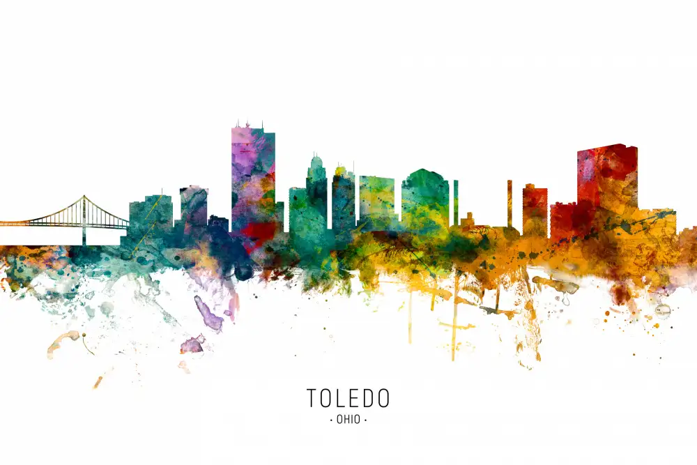 Tompsett, Michael: Skyline von Toledo,Ohio