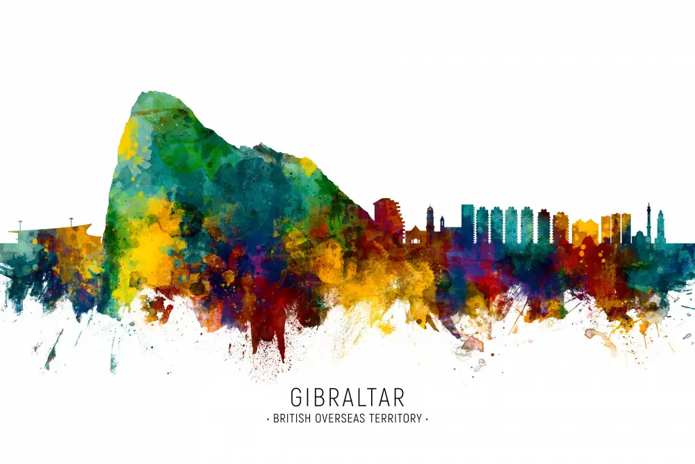 Tompsett, Michael: Skyline von Gibraltar