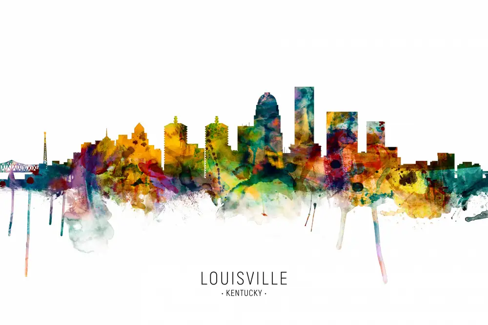 Tompsett, Michael: Skyline von Louisville,Kentucky