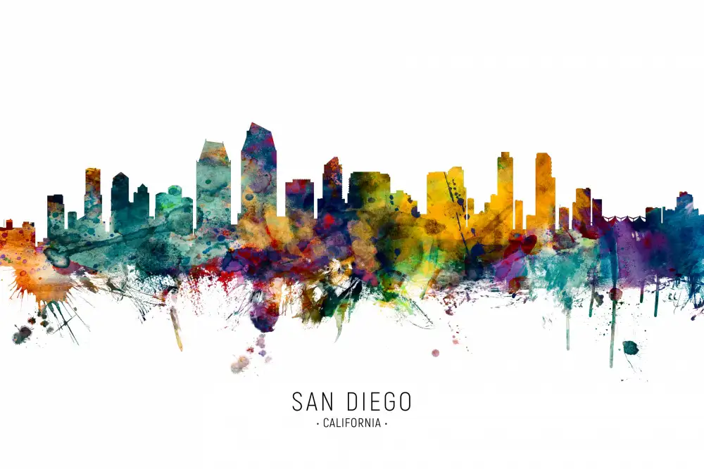 Tompsett, Michael: Horizonte de San Diego,California