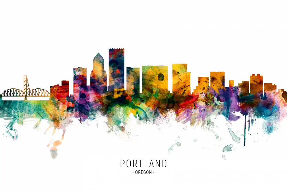 Tompsett, Michael: Panorama Portland Oregon
