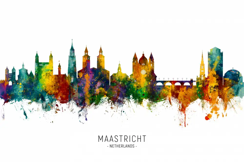 Tompsett, Michael: Maastricht,die niederländische Skyline