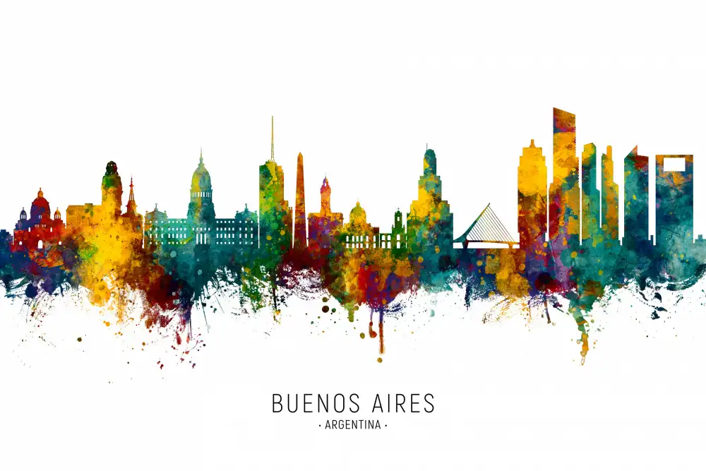 Tompsett, Michael: Buenos Aires Argentina Skyline