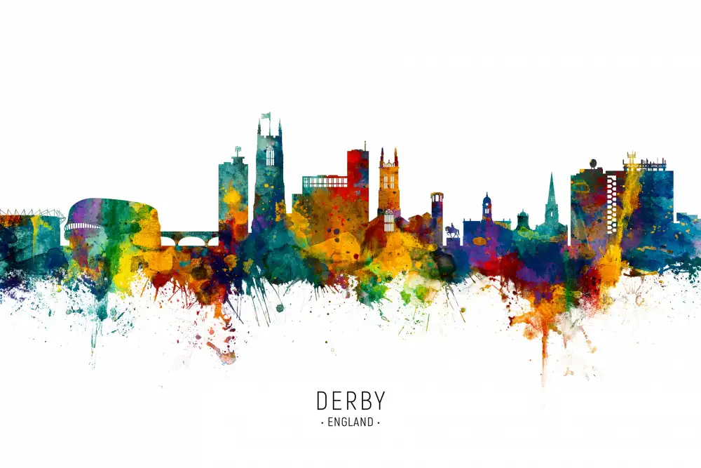 Tompsett, Michael: Skyline von Derby England