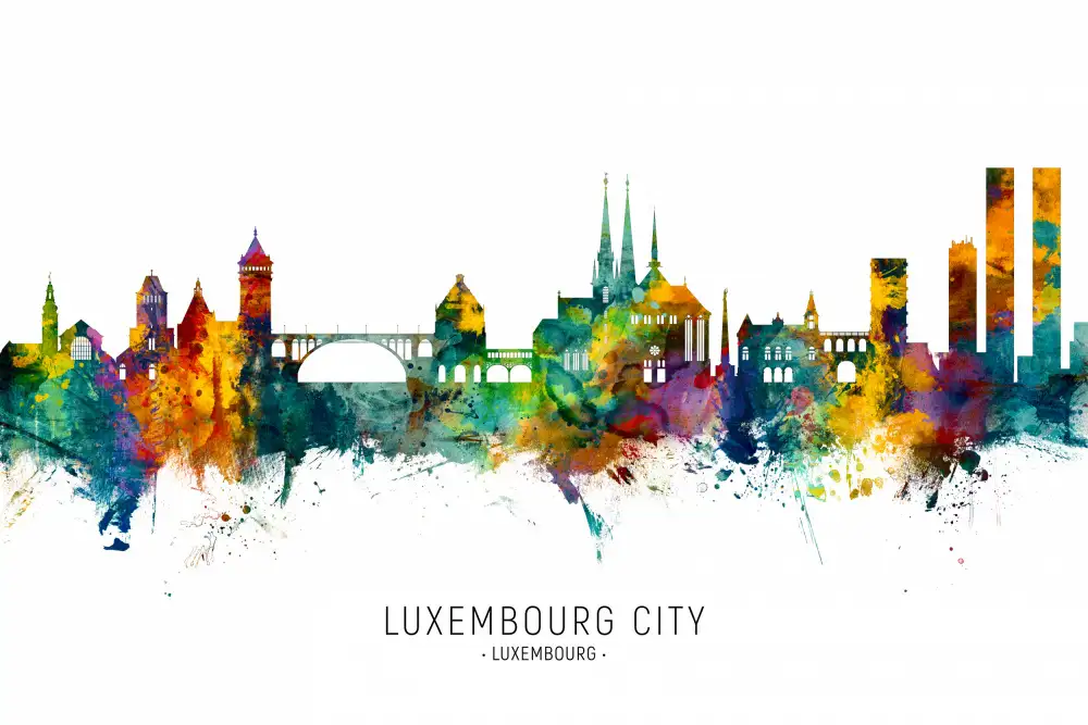 Tompsett, Michael: Horizonte de la ciudad de Luxemburgo
