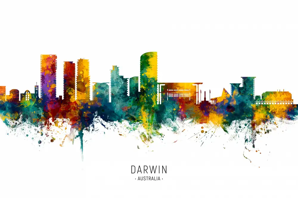 Tompsett, Michael: Skyline von Darwin,Australien