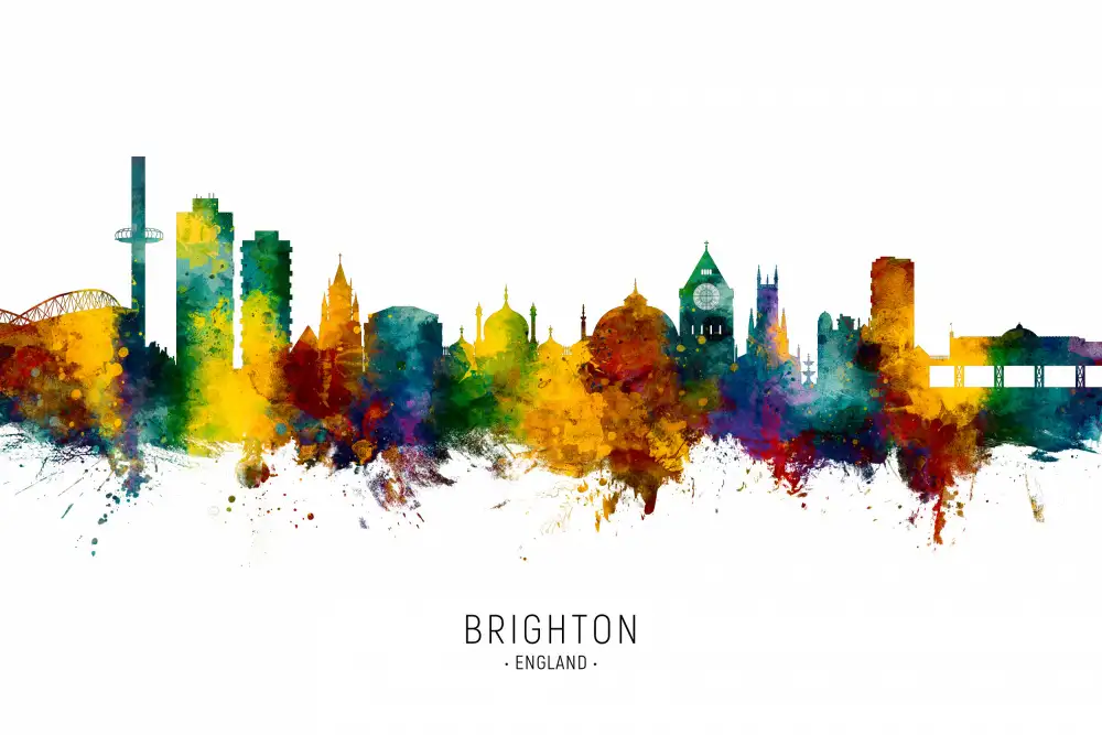 Tompsett, Michael: Brighton England Skyline