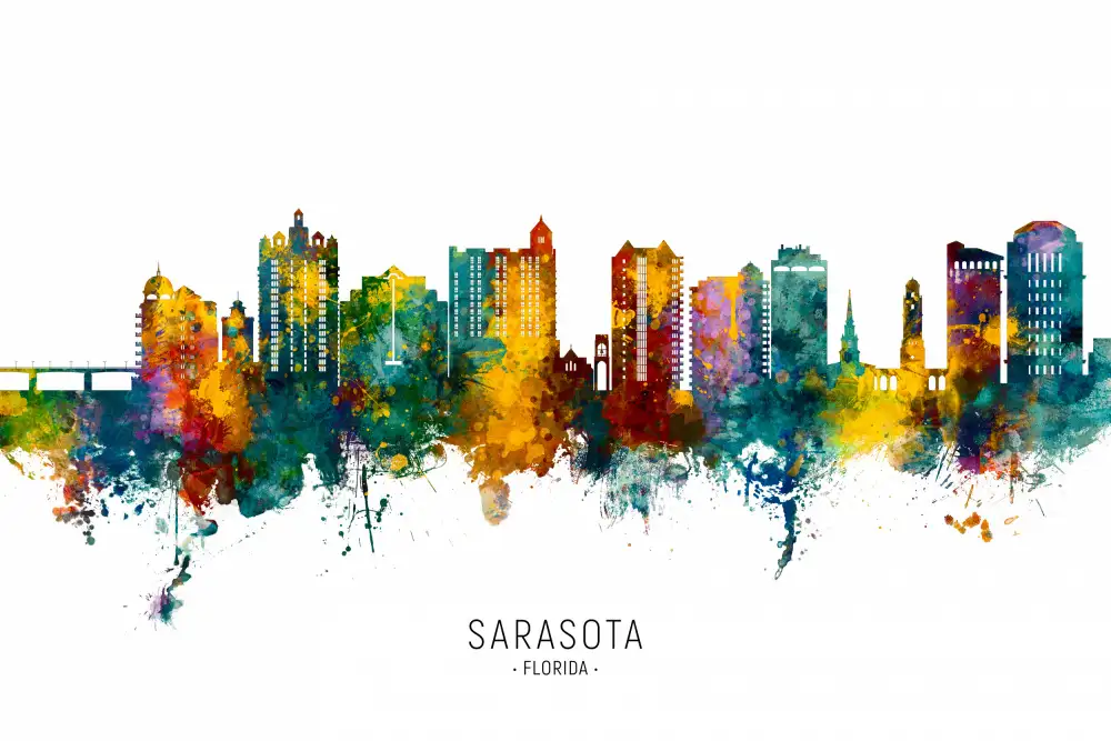 Tompsett, Michael: Skyline von Sarasota,Florida