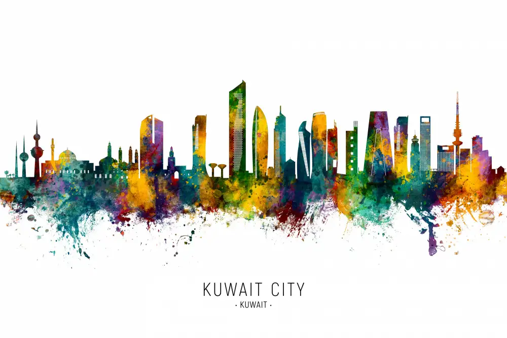Tompsett, Michael: Skyline von Kuwait-Stadt