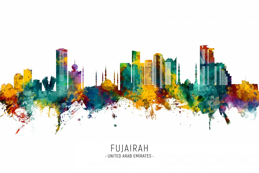 Tompsett, Michael: Skyline von Fujairah