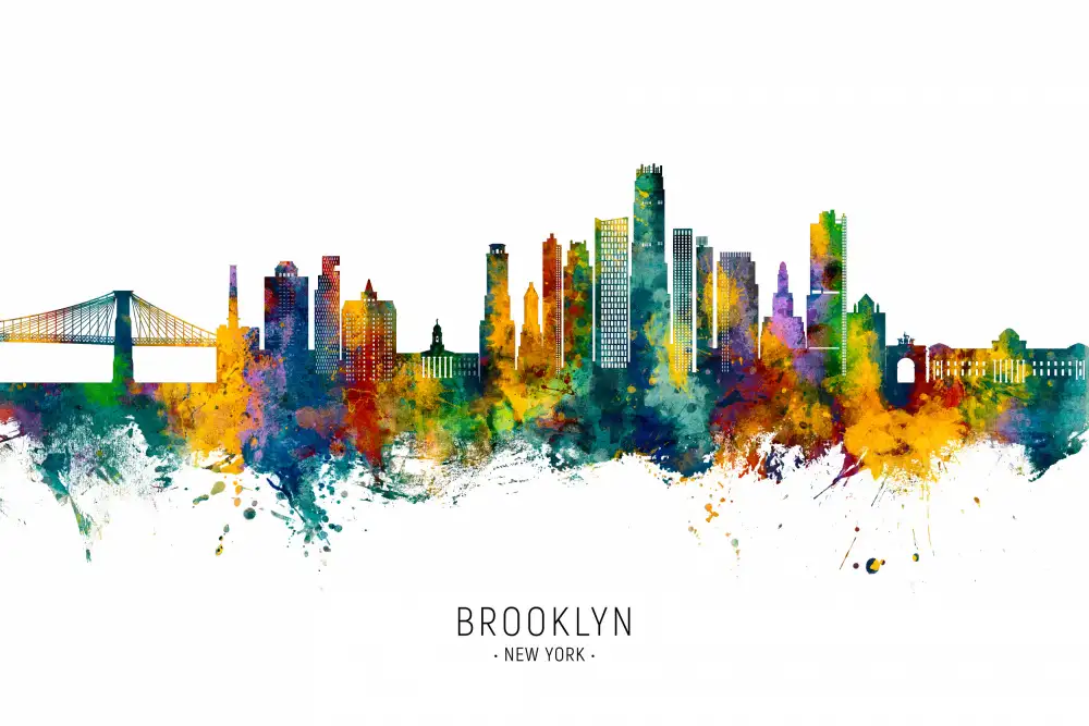 Tompsett, Michael: Skyline von Brooklyn,New York