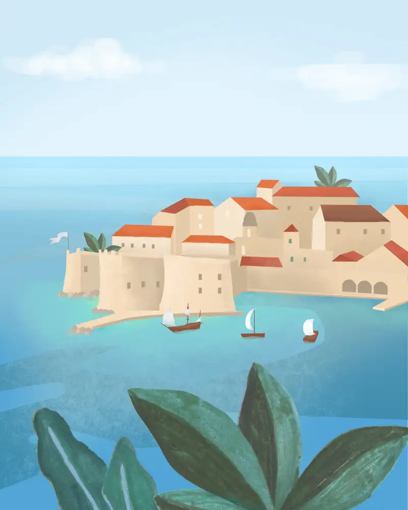 Lizde, Petra: Město Dubrovník