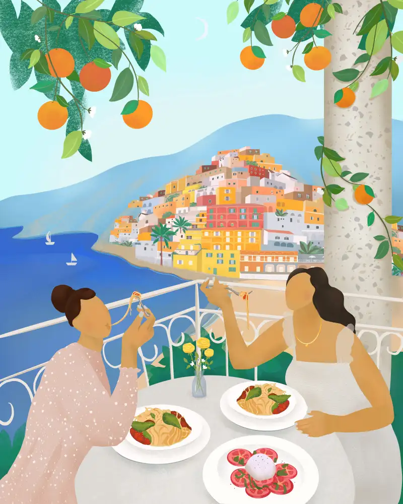 Lizde, Petra: Dívky v Positano
