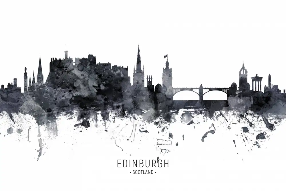 Tompsett, Michael: Skyline von Edinburgh,Schottland