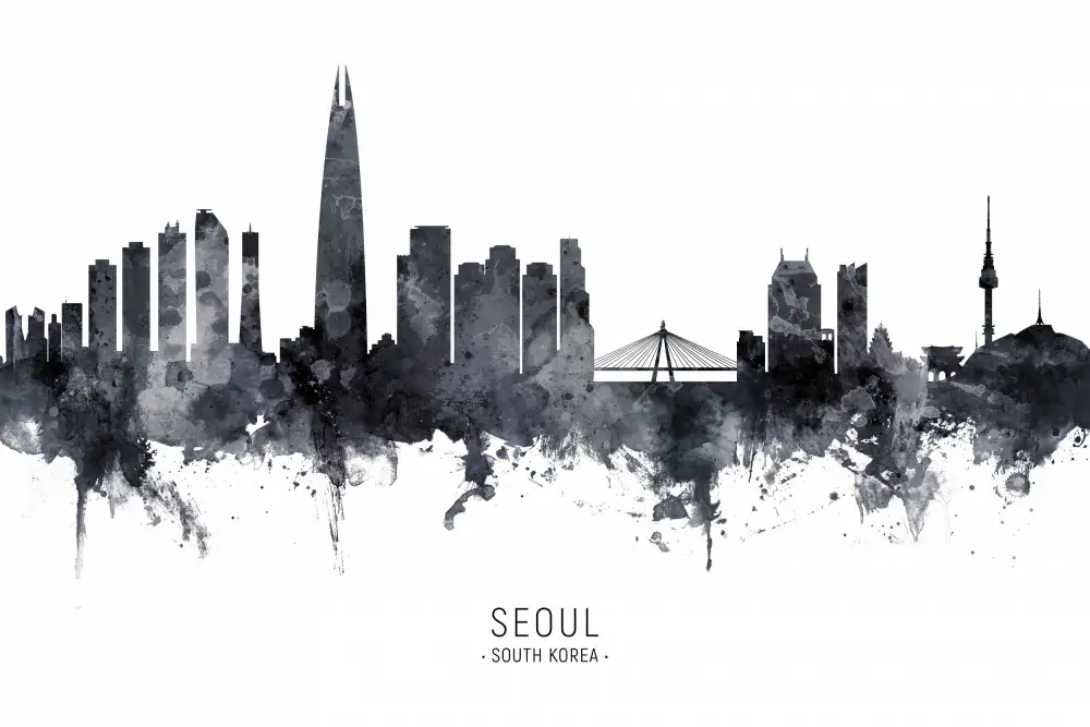 Tompsett, Michael: Horizonte de Seúl Corea del Sur