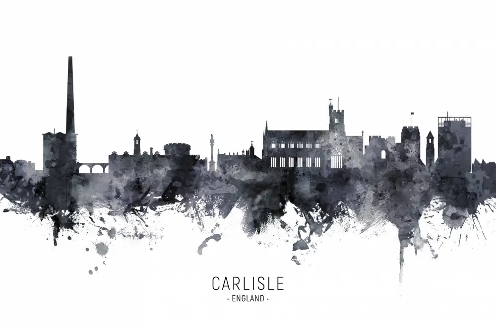Tompsett, Michael: Skyline von Carlisle,England