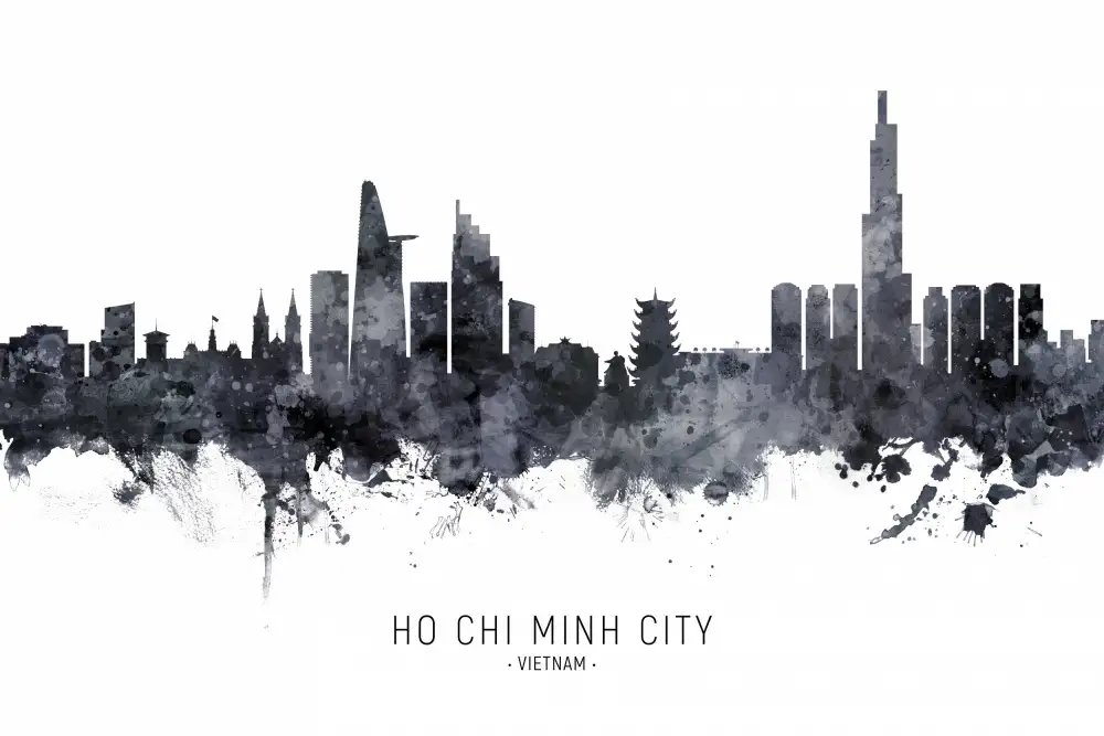 Tompsett, Michael: Horizonte de Vietnam de la ciudad de Ho Chi Minh