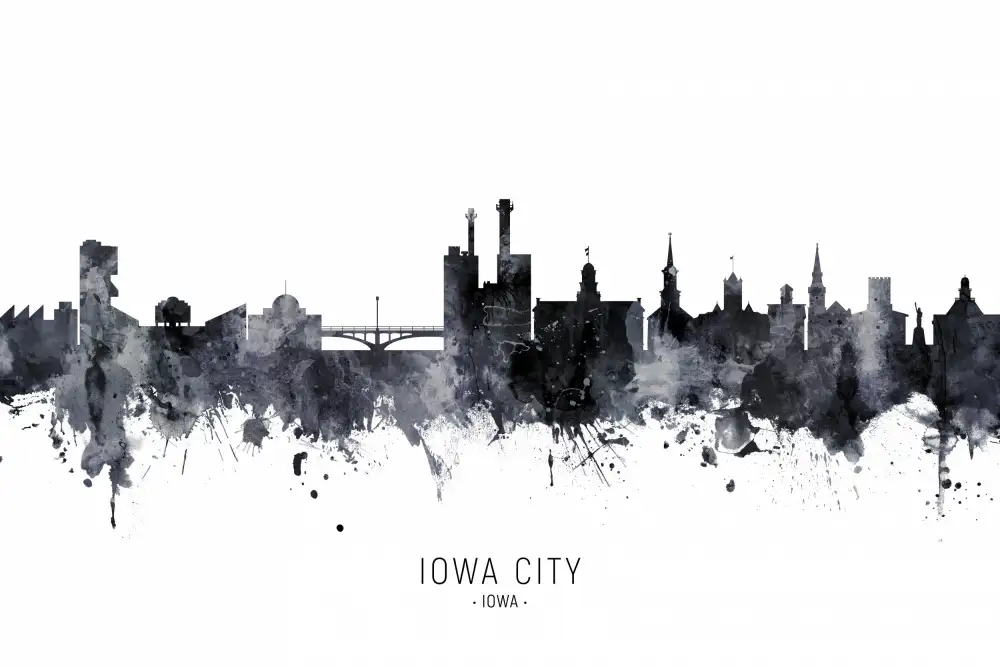 Tompsett, Michael: Horizonte de la ciudad de Iowa Iowa