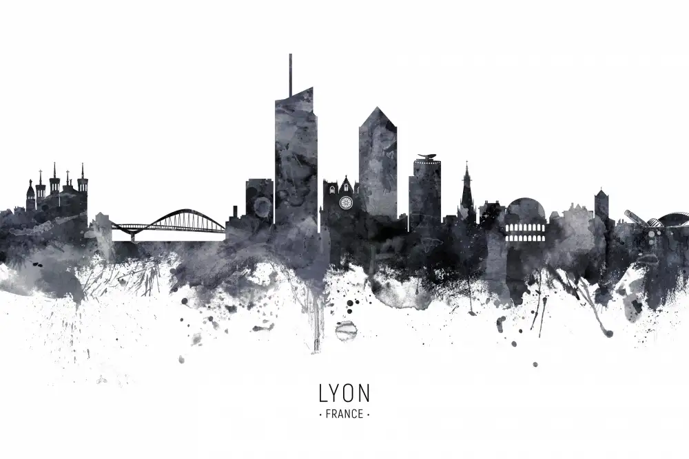 Tompsett, Michael: Skyline von Lyon,Frankreich