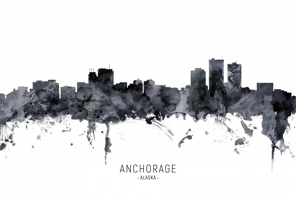 Tompsett, Michael: Horizonte de Anchorage,Alaska