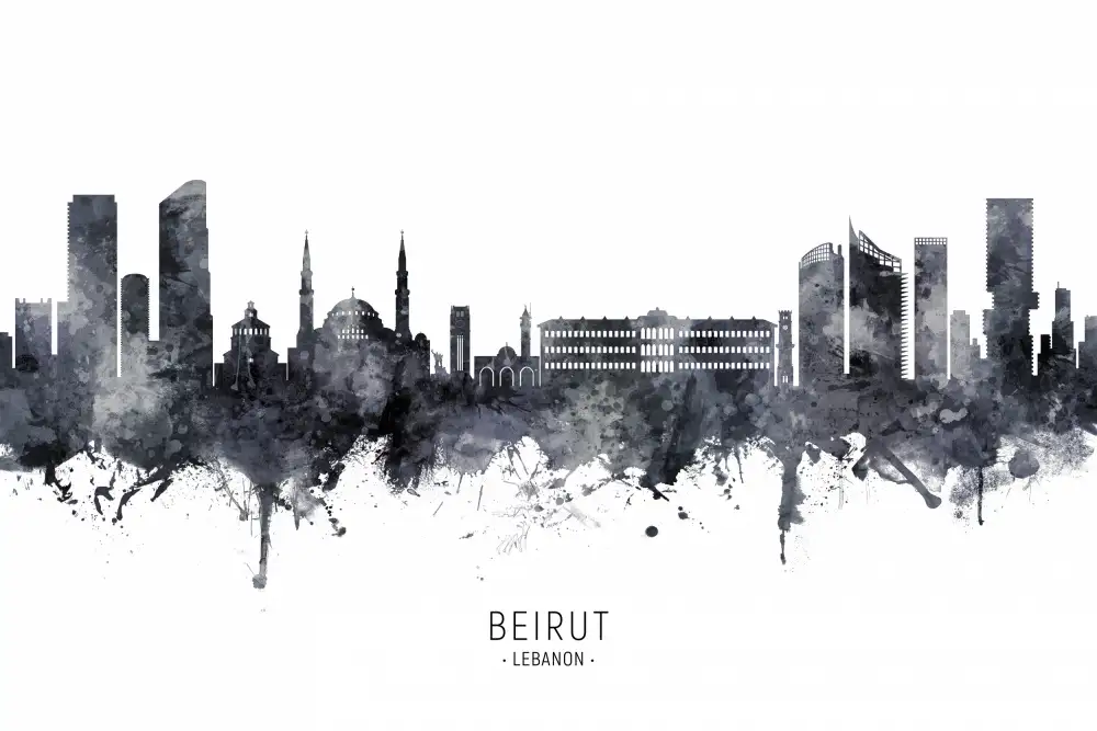 Tompsett, Michael: Horizonte de Beirut,Líbano