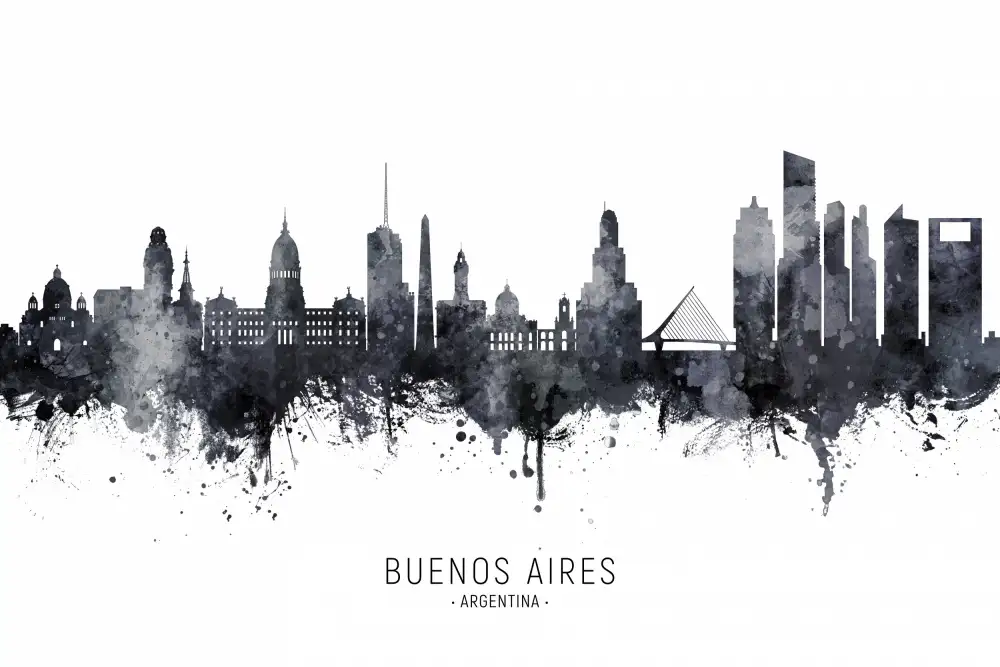 Tompsett, Michael: Buenos Aires Argentina Skyline