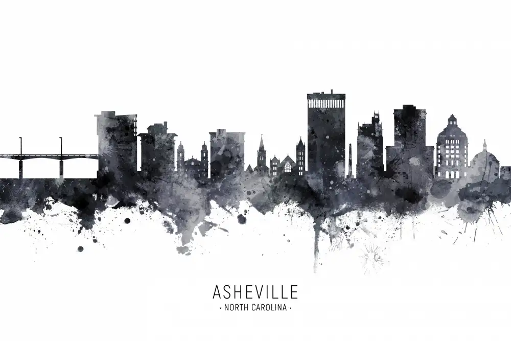 Tompsett, Michael: Horizonte de Asheville,Carolina del Norte