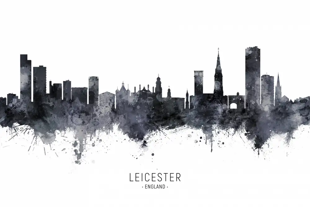 Tompsett, Michael: Leicester England Skyline