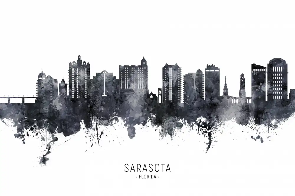 Tompsett, Michael: Skyline von Sarasota,Florida