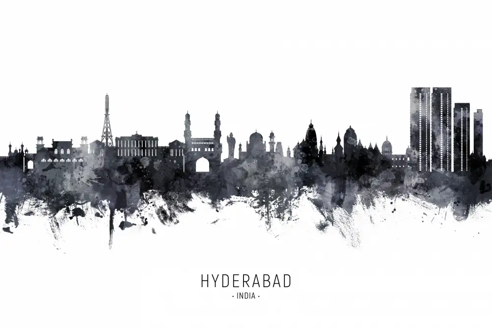 Tompsett, Michael: Horizonte de Hyderabad,India