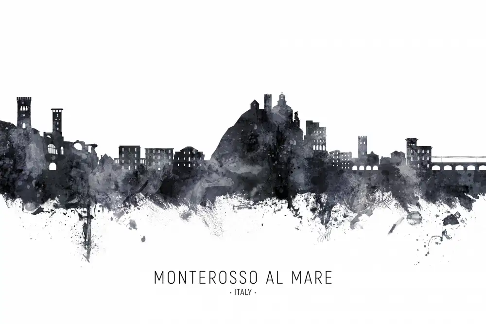 Tompsett, Michael: Skyline von Monterosso al Mare,Italien