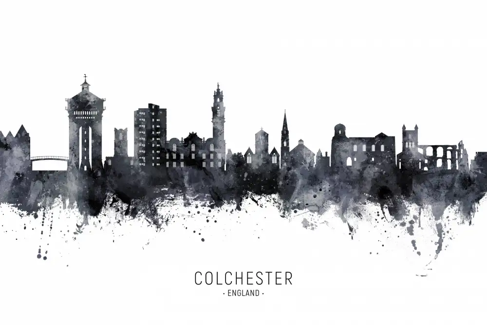 Tompsett, Michael: Panorama Colchester Anglie