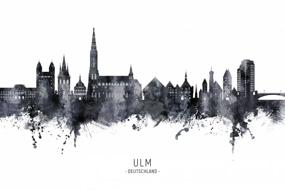 Tompsett, Michael: Ulm Deutschland Skyline