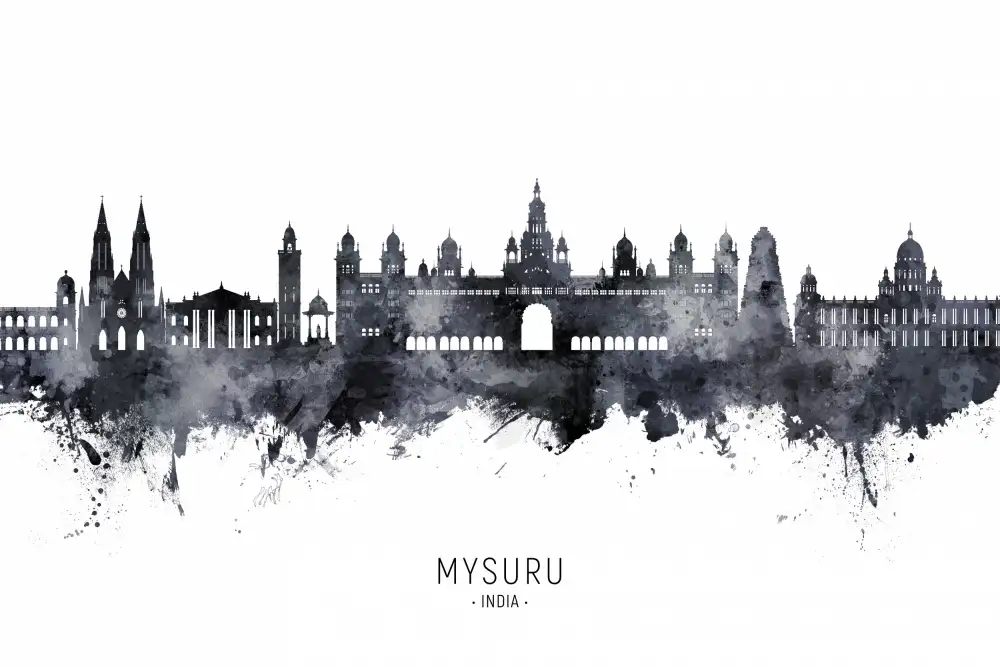 Tompsett, Michael: Horizonte de Mysuru,India