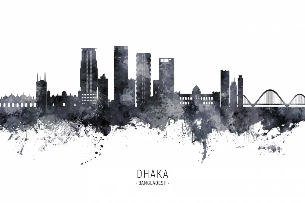 Tompsett, Michael: Horizonte de Dhaka Bangladesh