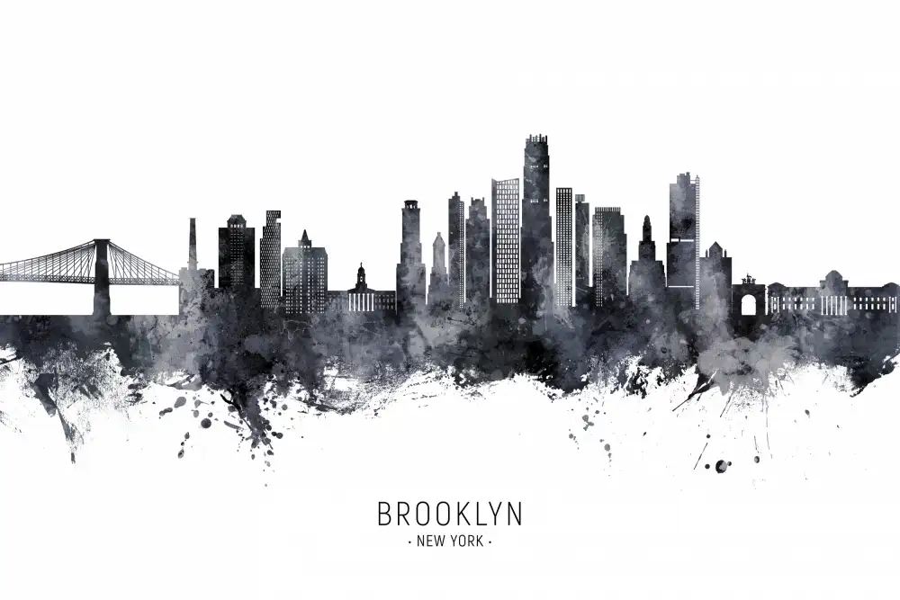 Tompsett, Michael: Skyline von Brooklyn,New York