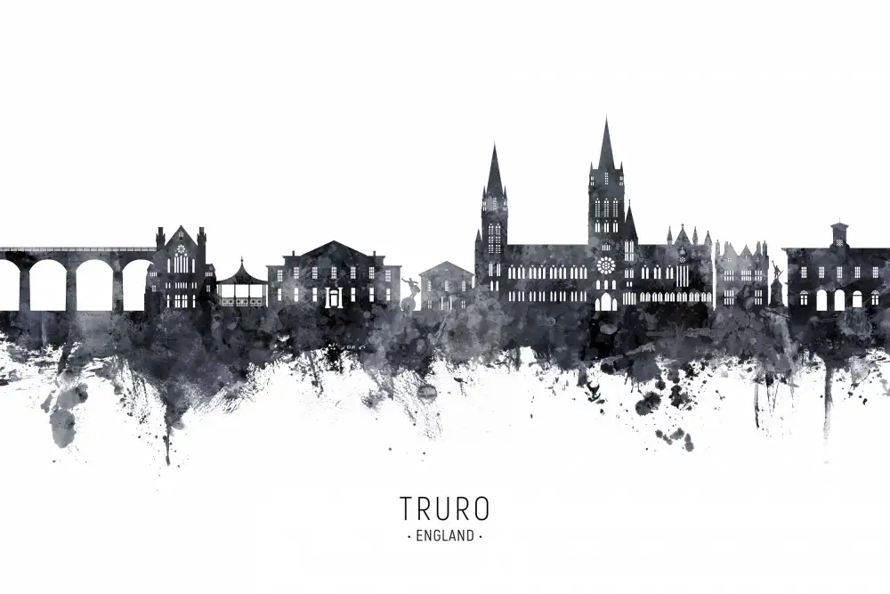 Tompsett, Michael: Skyline von Truro,England