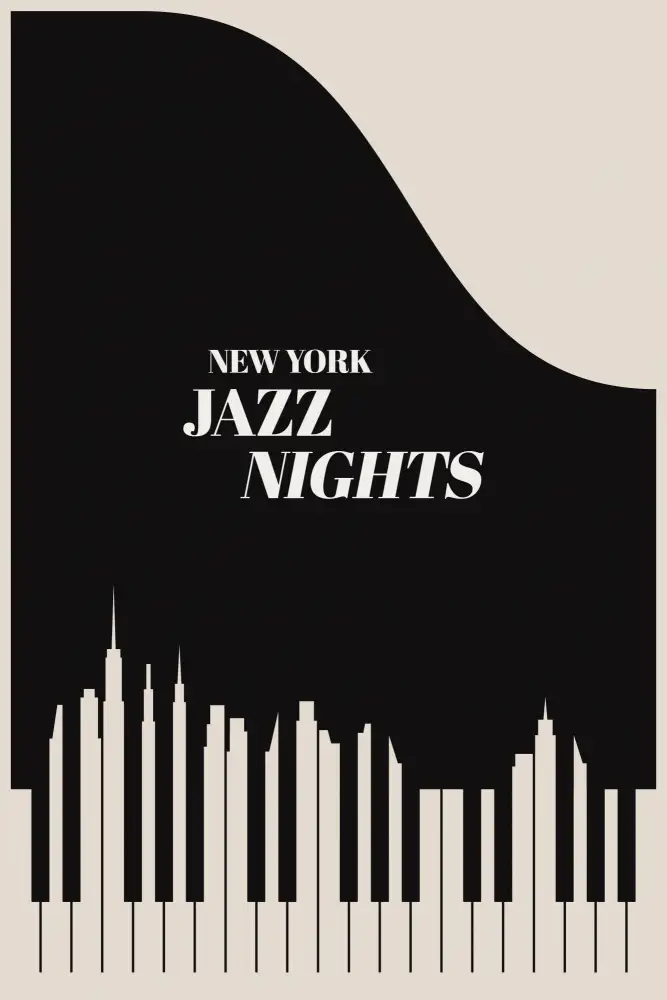 Kubistika: Jazz Nights Nyc Schwarz