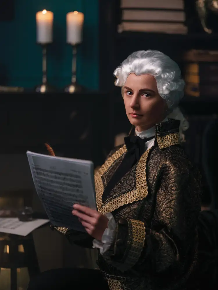 Lee, Martin: Série Femme-Homme : Wolfgang Amadeus Mozart