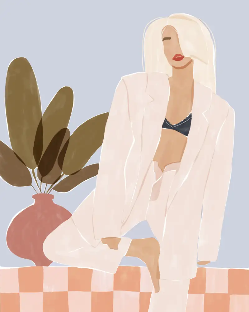 Illustrations, Green Ivy: Too Lazy To Yoga