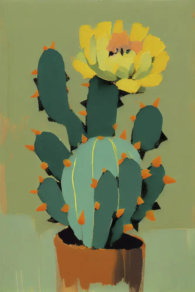 Treechild: Cactus en fleurs