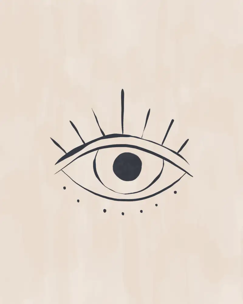 Illustrations, Green Ivy: Eye