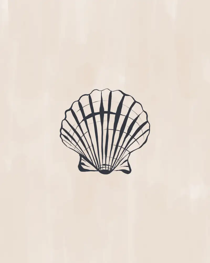 Illustrations, Green Ivy: Seashell