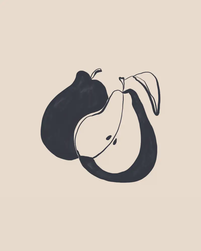 Illustrations, Green Ivy: Pears