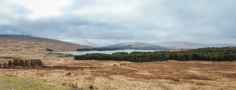 Ambrose, Dahlia: Panoramic View Of The Scottish Highlands