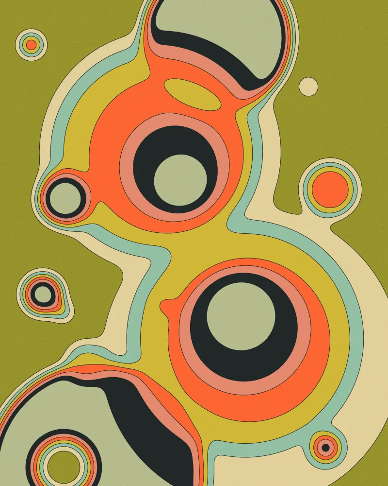 Blue, Jazzberry: Fluidní geometrie 1